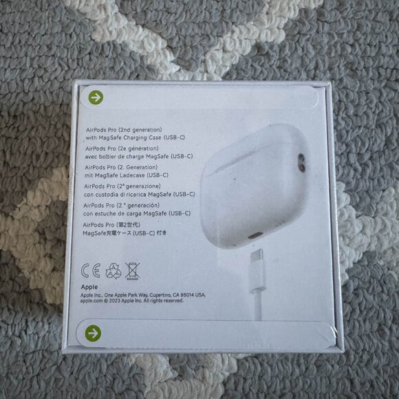 New in box authentic Apple AirPods Pro (2nd generation) MagSafe